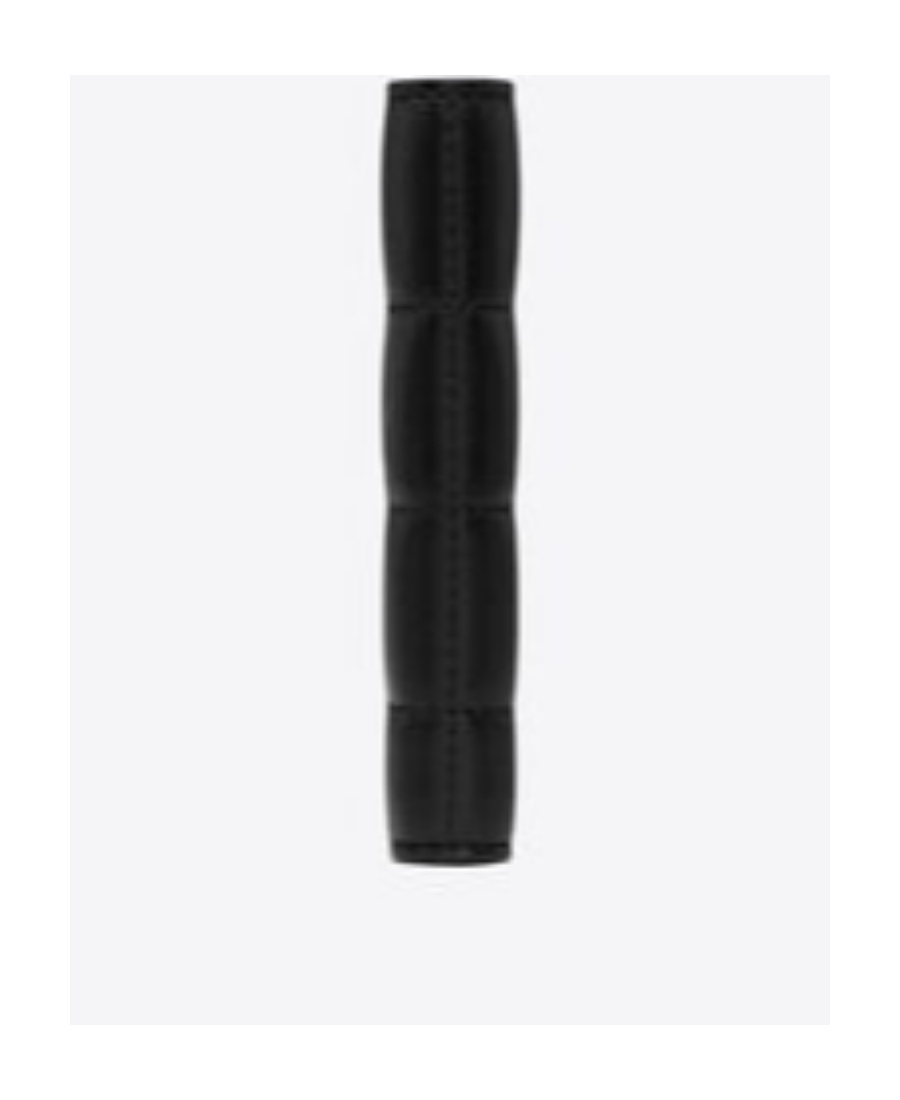 Saint Laurent Logo-stamp Quilted Leather Wallet In Black