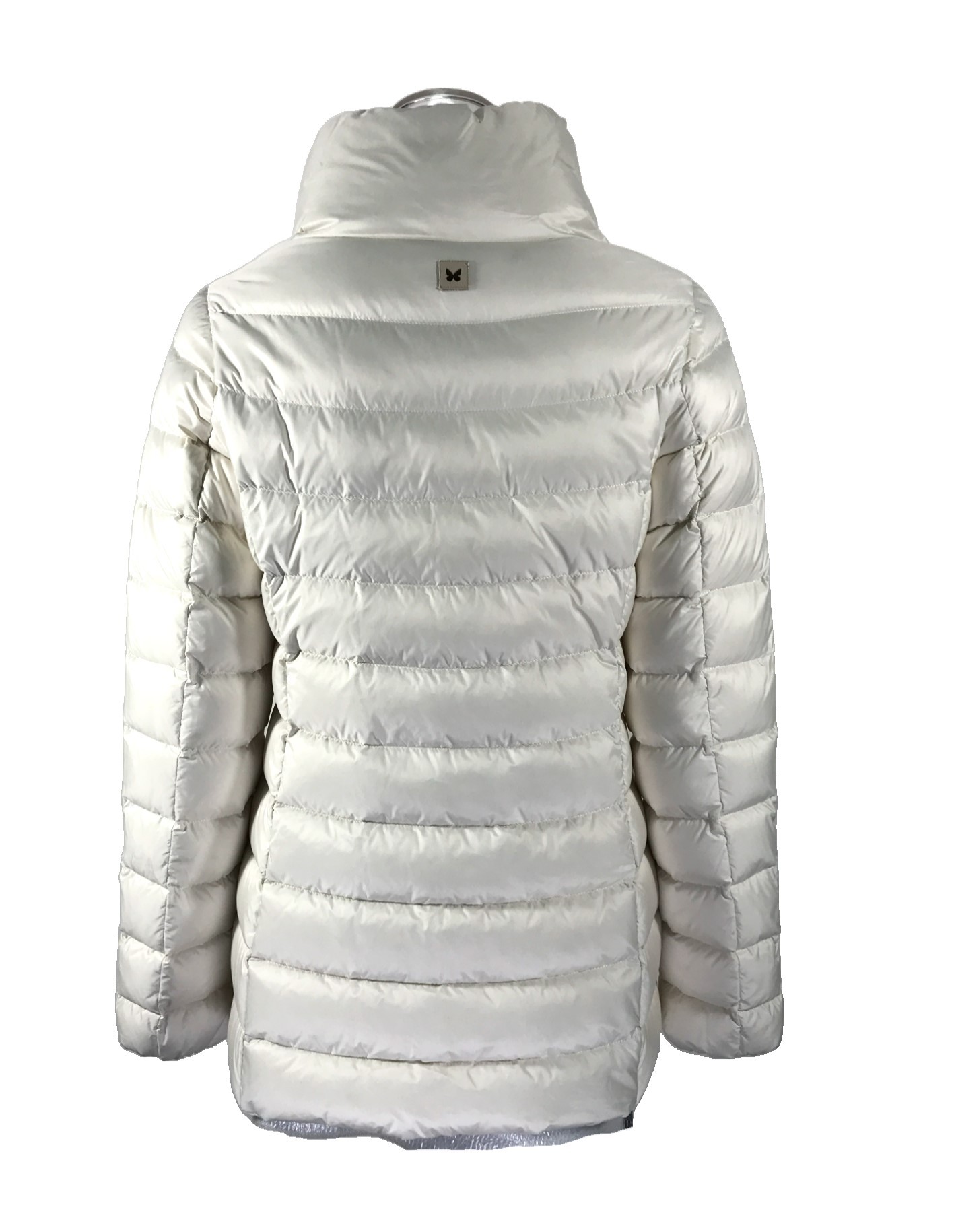 Weekend Max Mara Long-sleeved Down Jacket In White