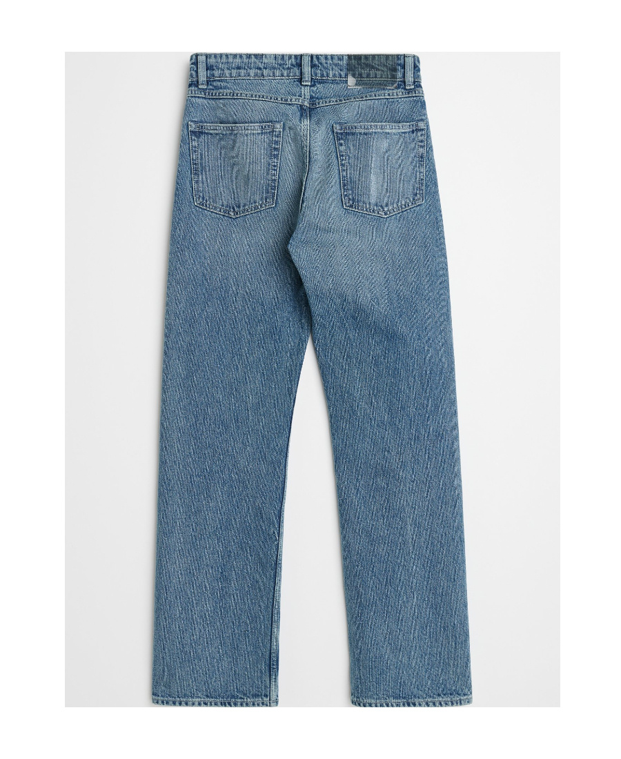 Our Legacy Women S Treble Cut Jeans Deadline Wash In Blue