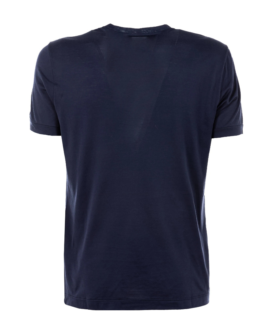 Giorgio Armani Printed Short-sleeved T-shirt In Black