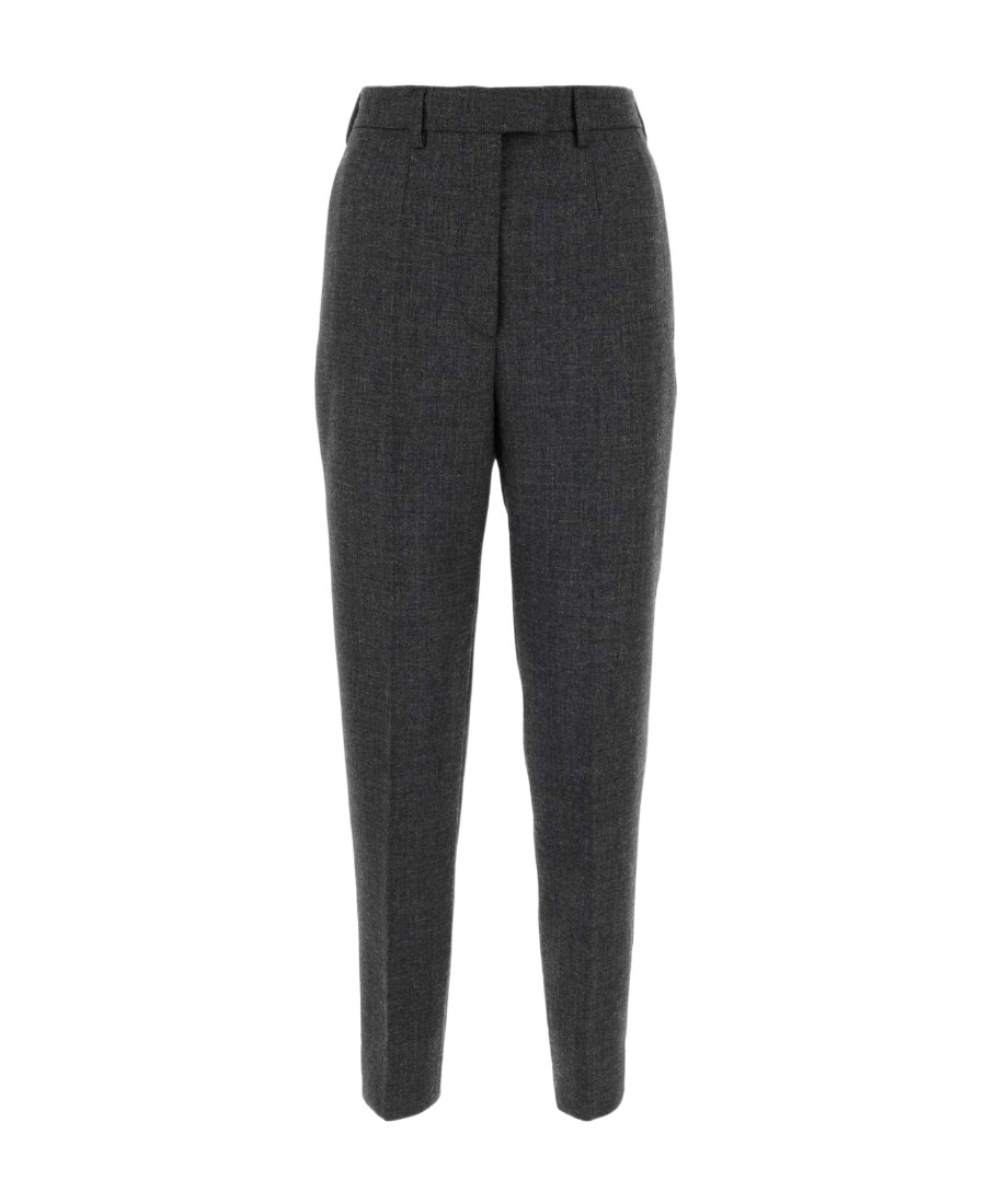 Prada Casual Pants With Belt Loops In Gray