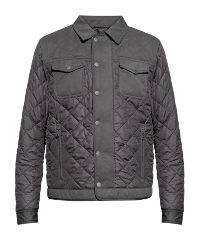 Dolce & Gabbana Button-fastening Quilted Jacket In Animal Print