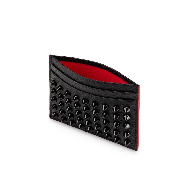 Christian Louboutin Kios Card Holder In Brown