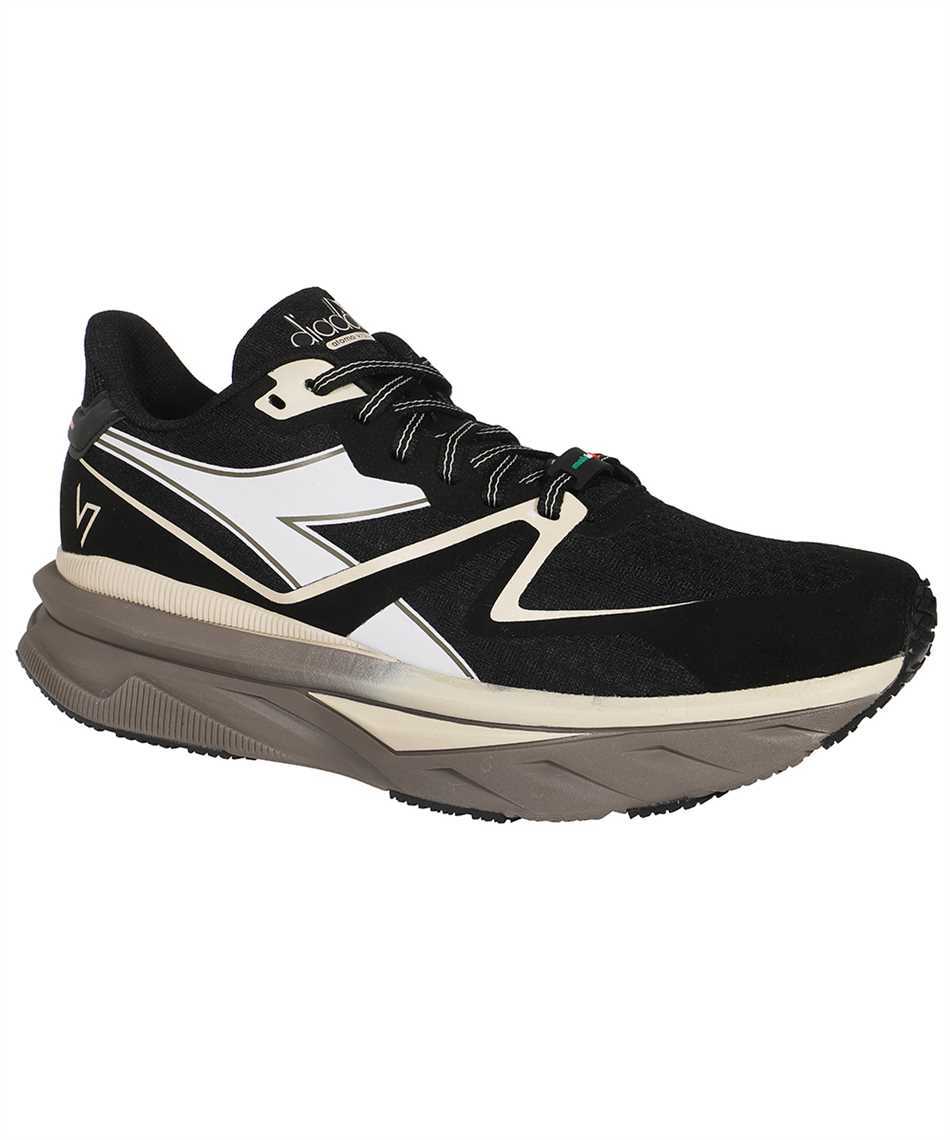 Diadora Logo Sports Shoes In Black
