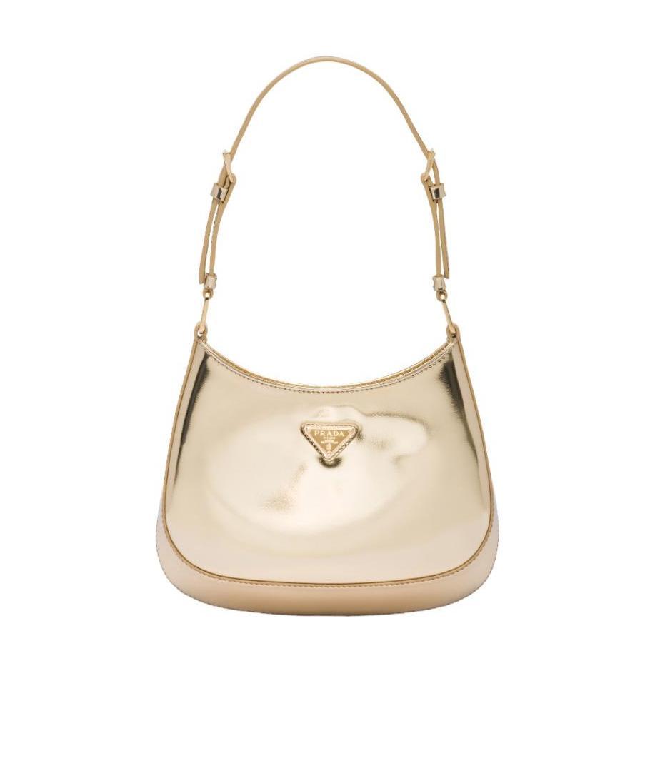 PRADA PRADA CLEO LOGO PLAQUE SHOULDER BAG