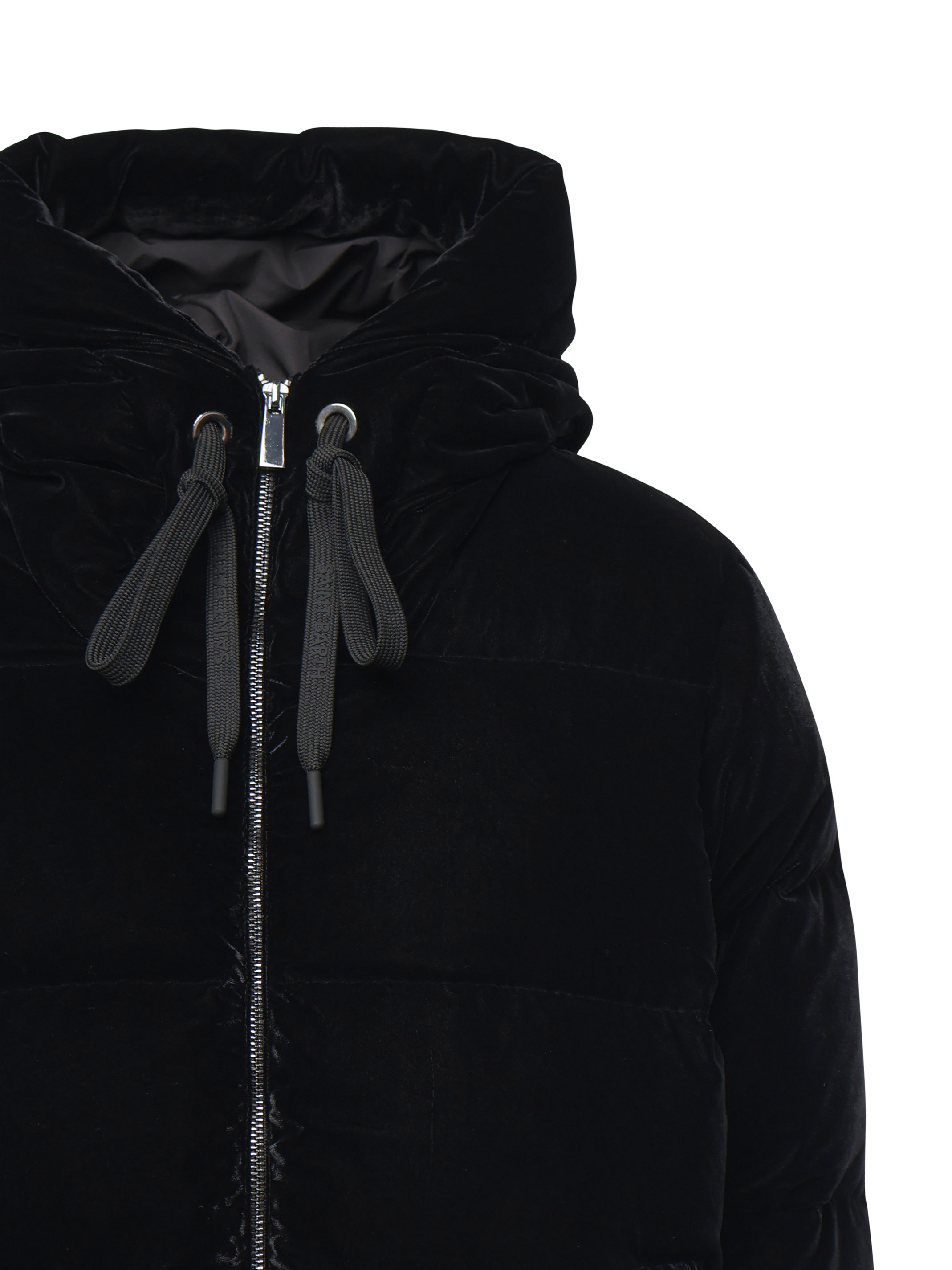 Mc2 Saint Barth Hooded Cotton Suit In Black
