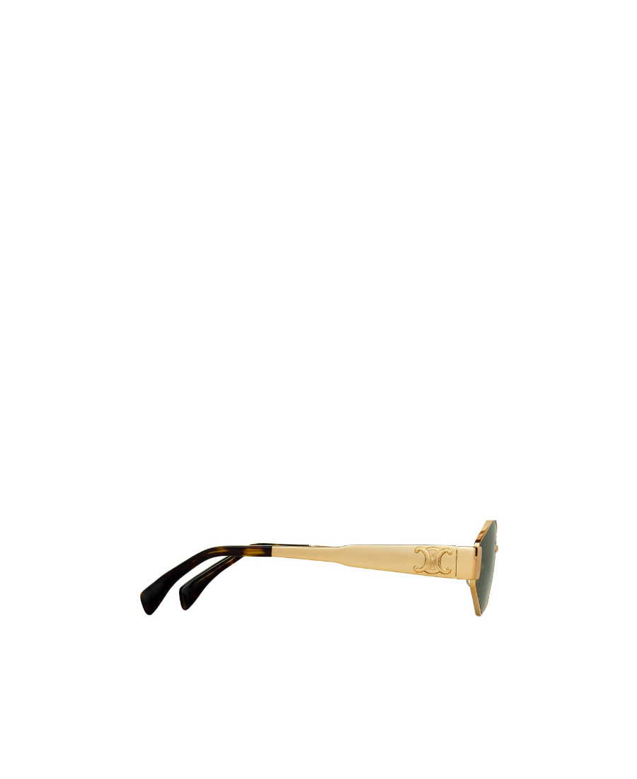 Celine Women Triomphe Metal 02 Sunglasses In Green