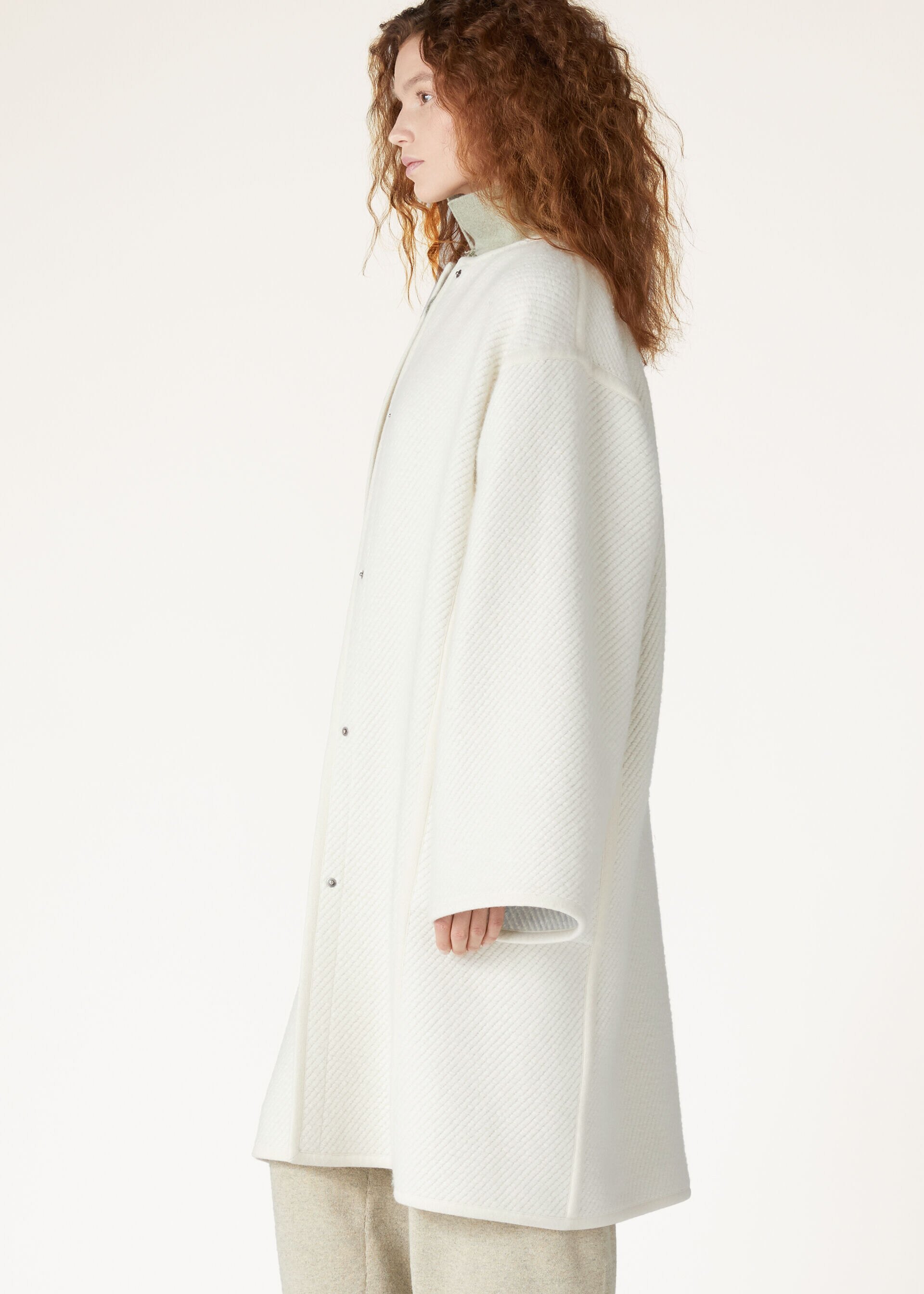 Shop Loro Piana Single-breasted Coat In White