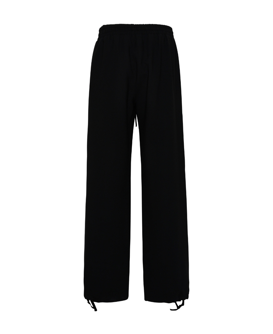 Off-white Embroidered Logo Straight-leg Sweatpants In Black