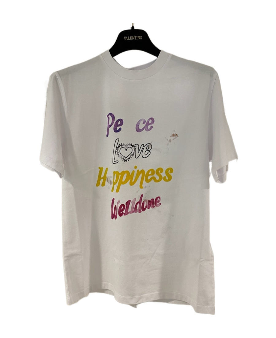 We11 Done Graphic-print Cotton T-shirt In Gray