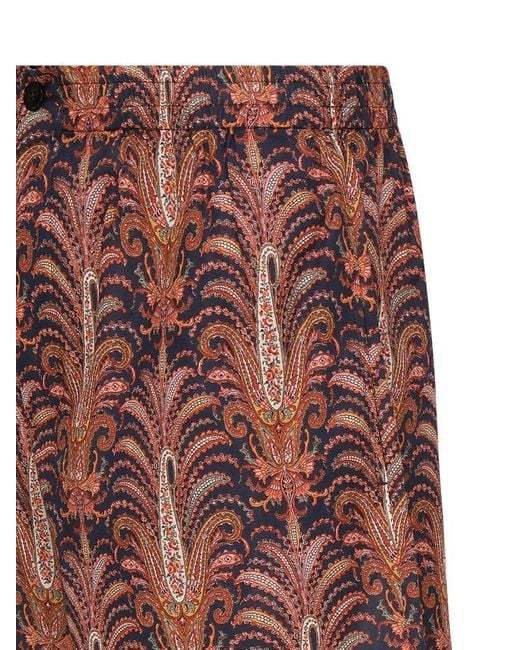Valentino Garavani Printed Cotton Bermuda Shorts In Brown