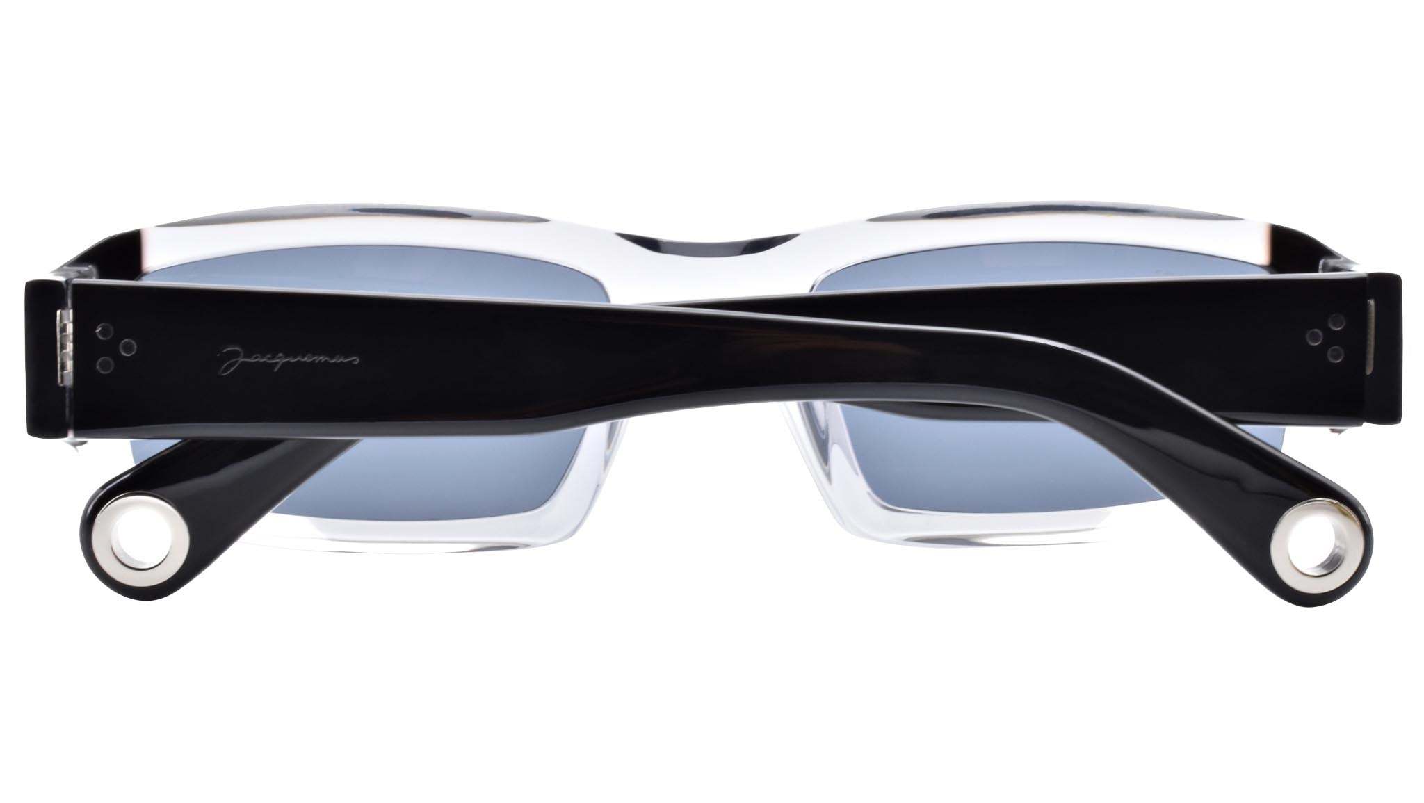 Jacquemus Saltu Rectangle-frame Sunglasses In Green