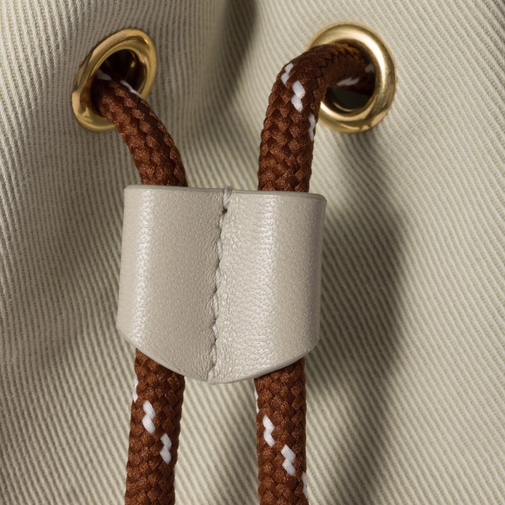Miu Miu Gabardine Sachet In Plaster White/chalk White