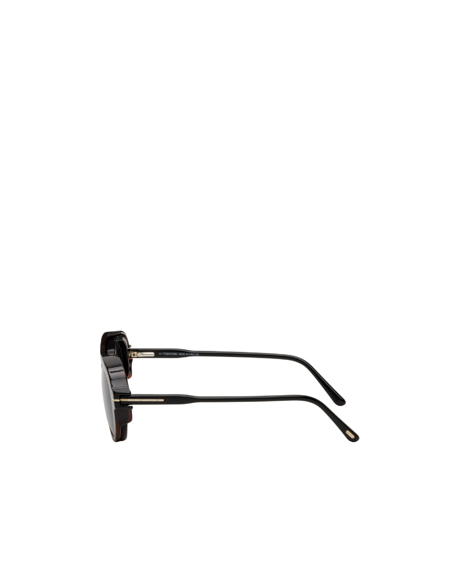 Tom Ford Clip-on Sunglasses In Green
