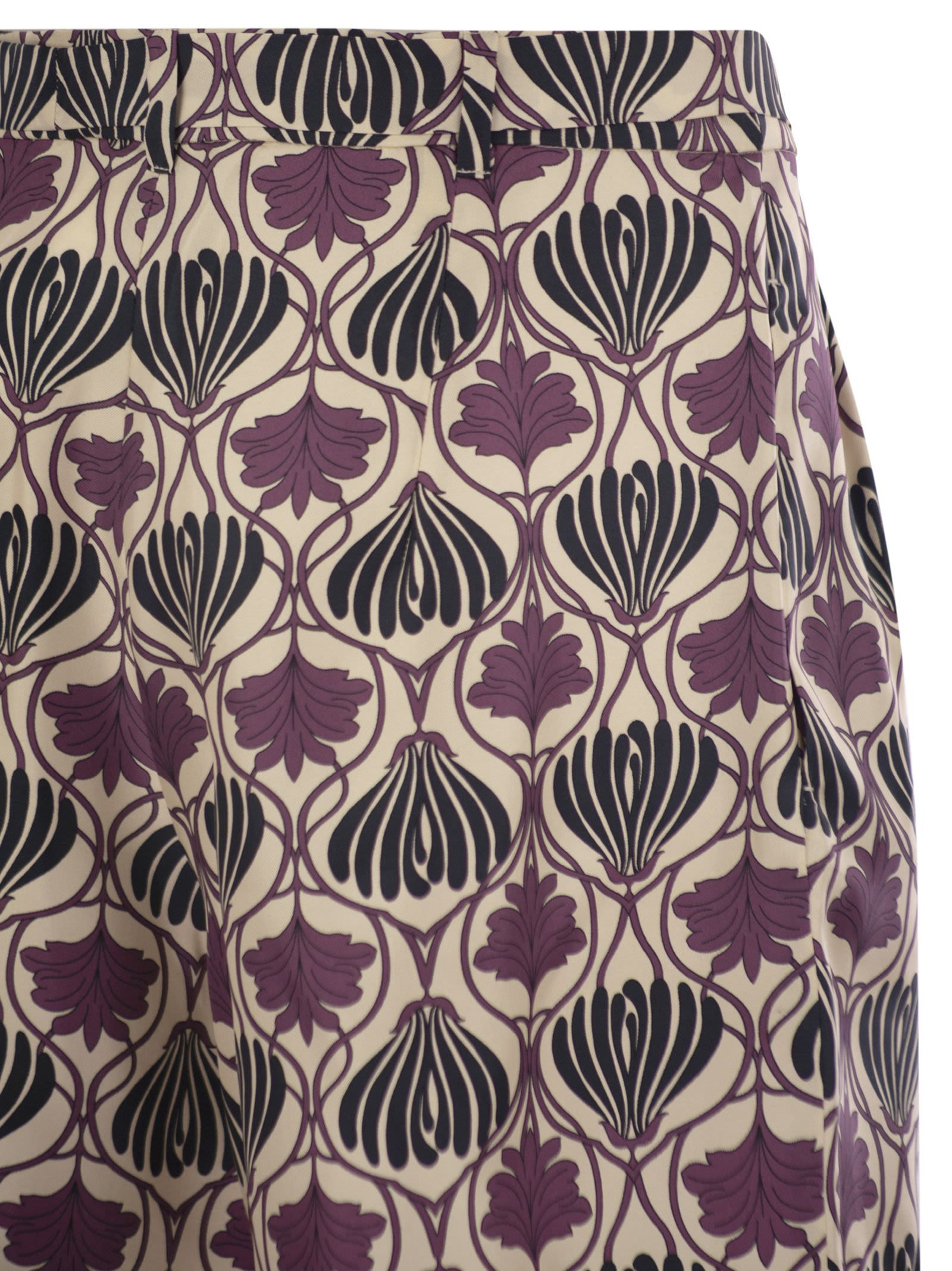 Max Mara Metello All-over Printed Shorts In Multi