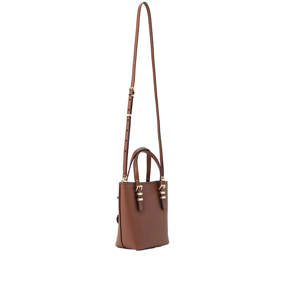 Michael Kors Double Handle Shoulder Bag In Brown
