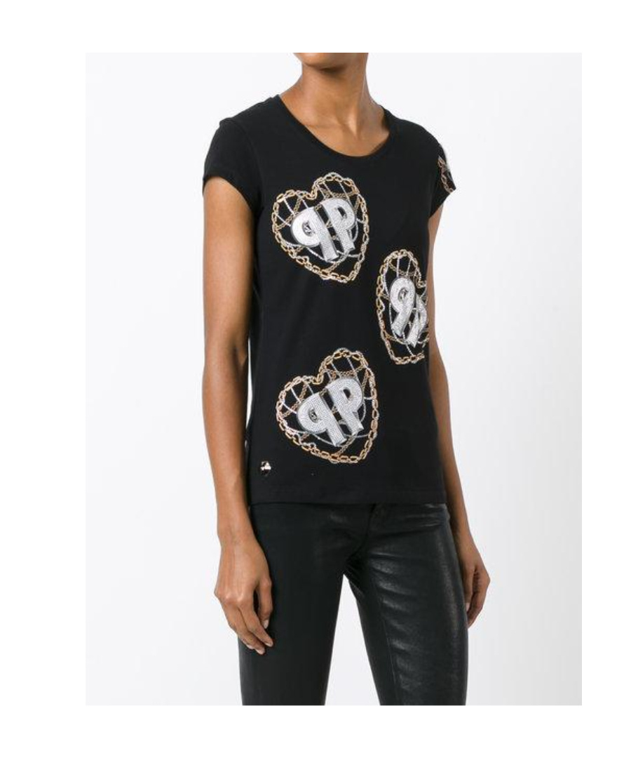 Philipp Plein Print T-shirt In Black
