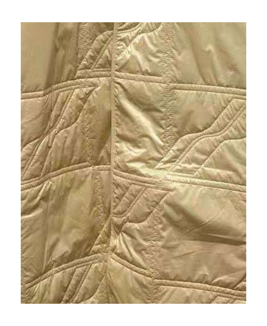 We11 Done Quilted Lapel Cotton Suit In Nude