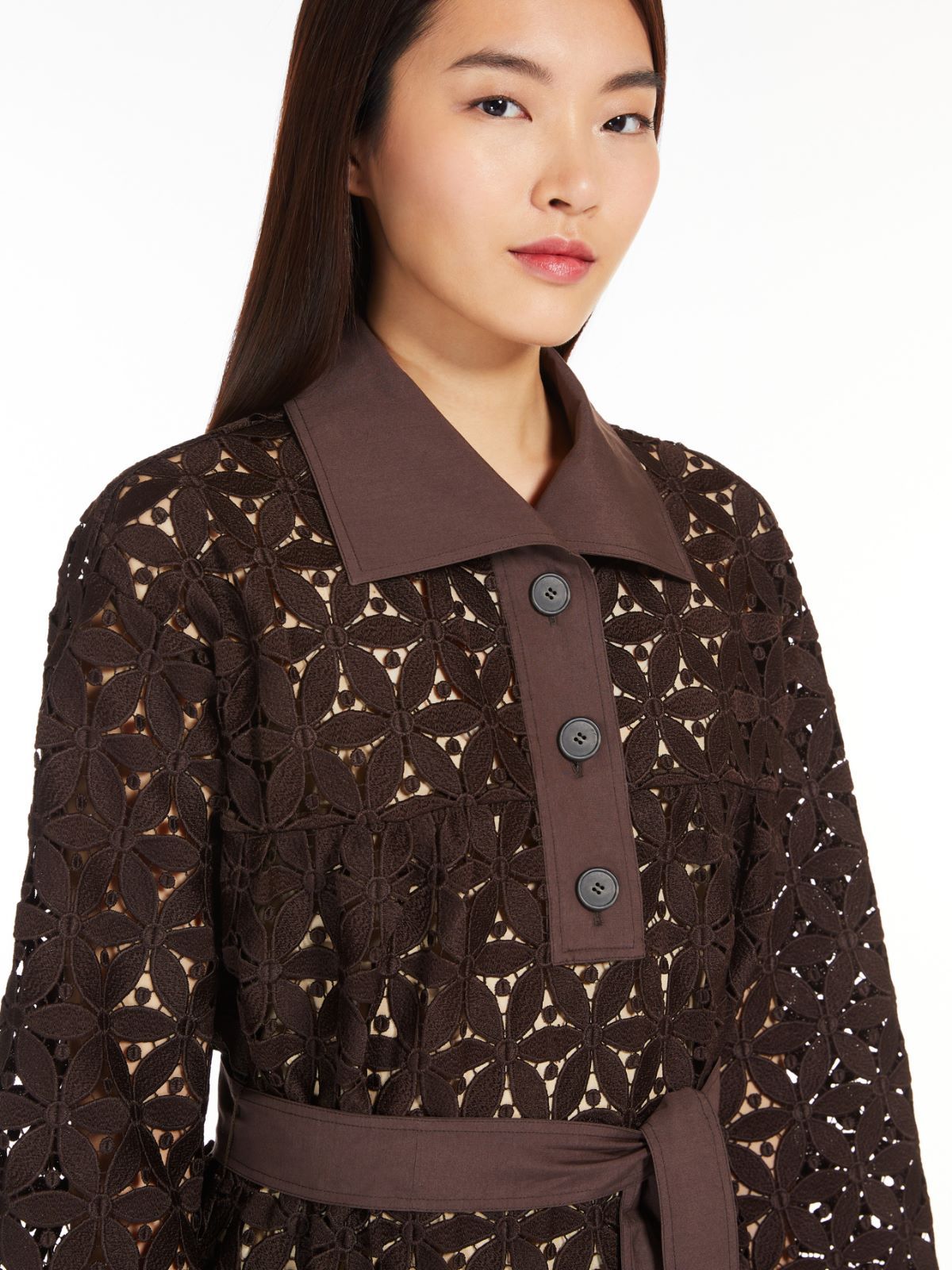 Weekend Max Mara Long-sleeved Dress In Black