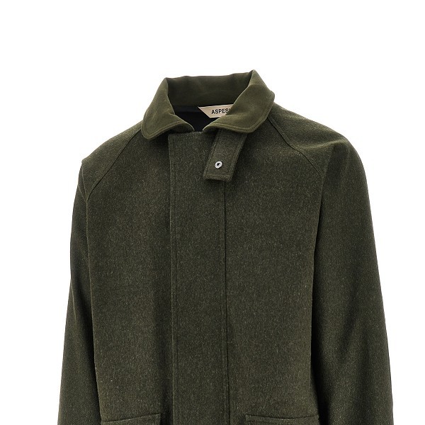 Aspesi High-neck Casual Jacket In Black