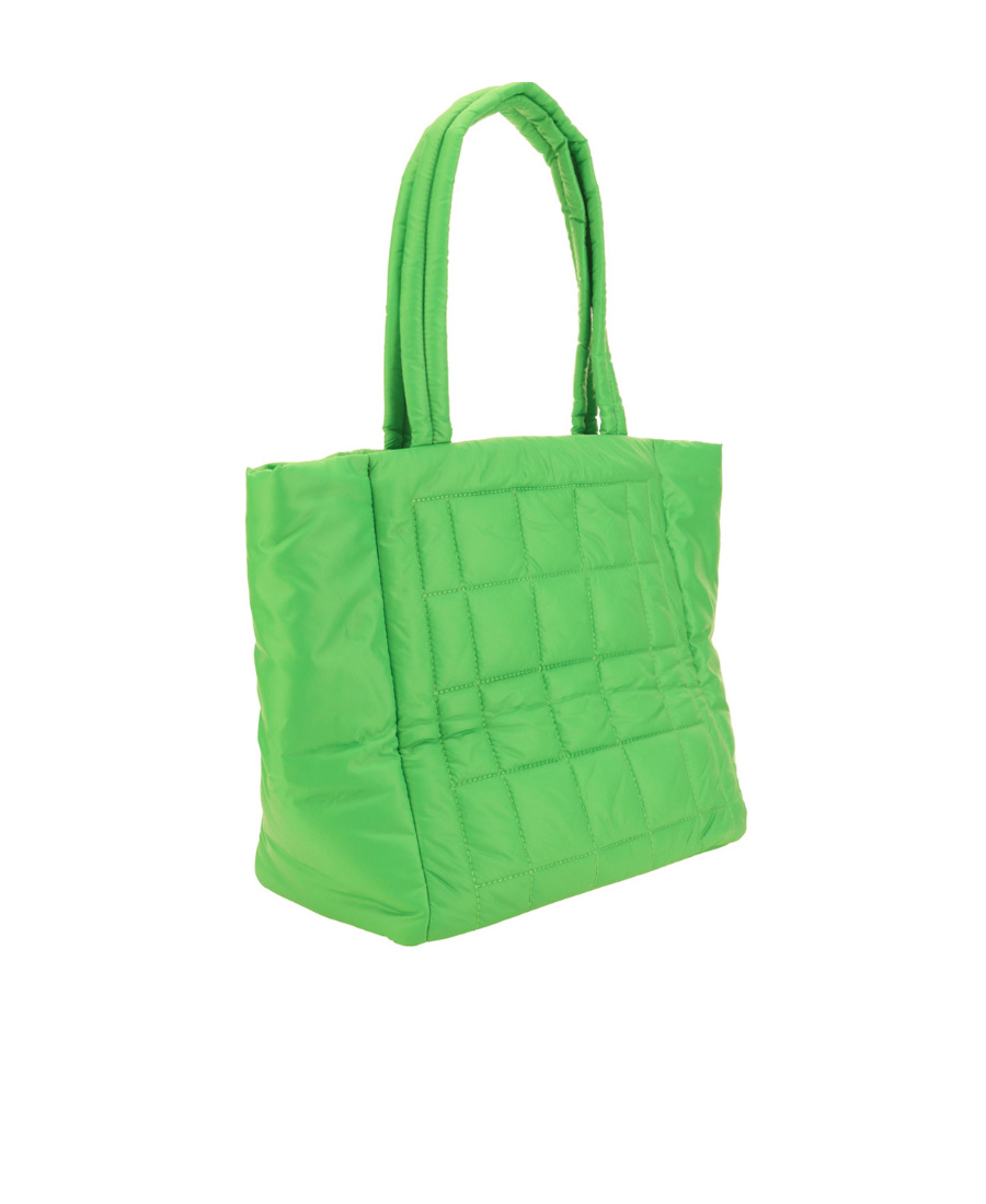 Shop Michael Michael Kors Lilah Large Quilted Tote Bag In Green