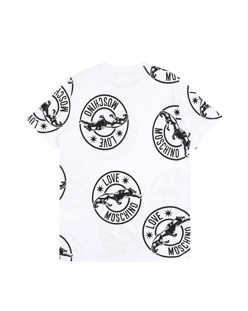 Moschino Logo Details T-shirt In White