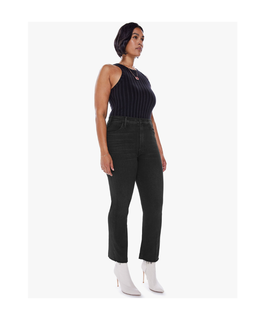 Mother The Hustler Flared Jeans In Black