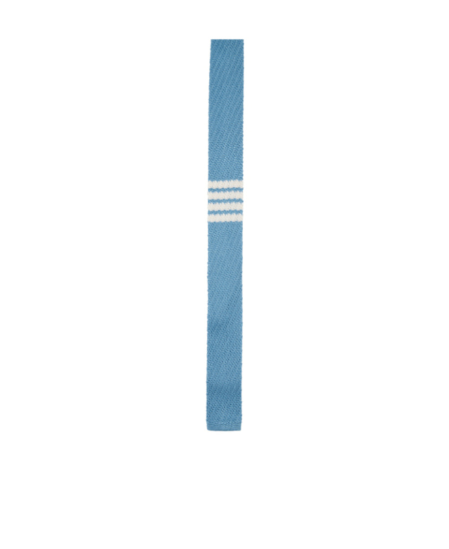 Thom Browne 4-bar Silk Tie In Blue