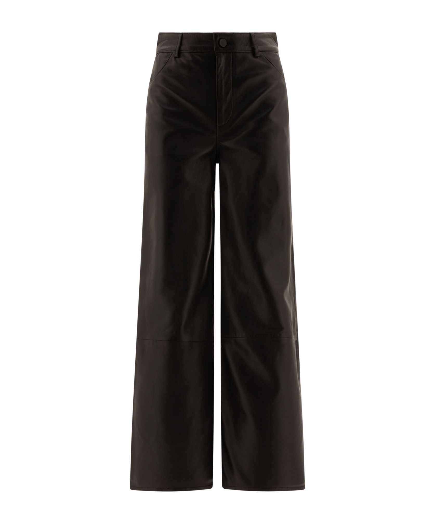 Loulou Studio Figari Wide-leg Leather Pants In Black
