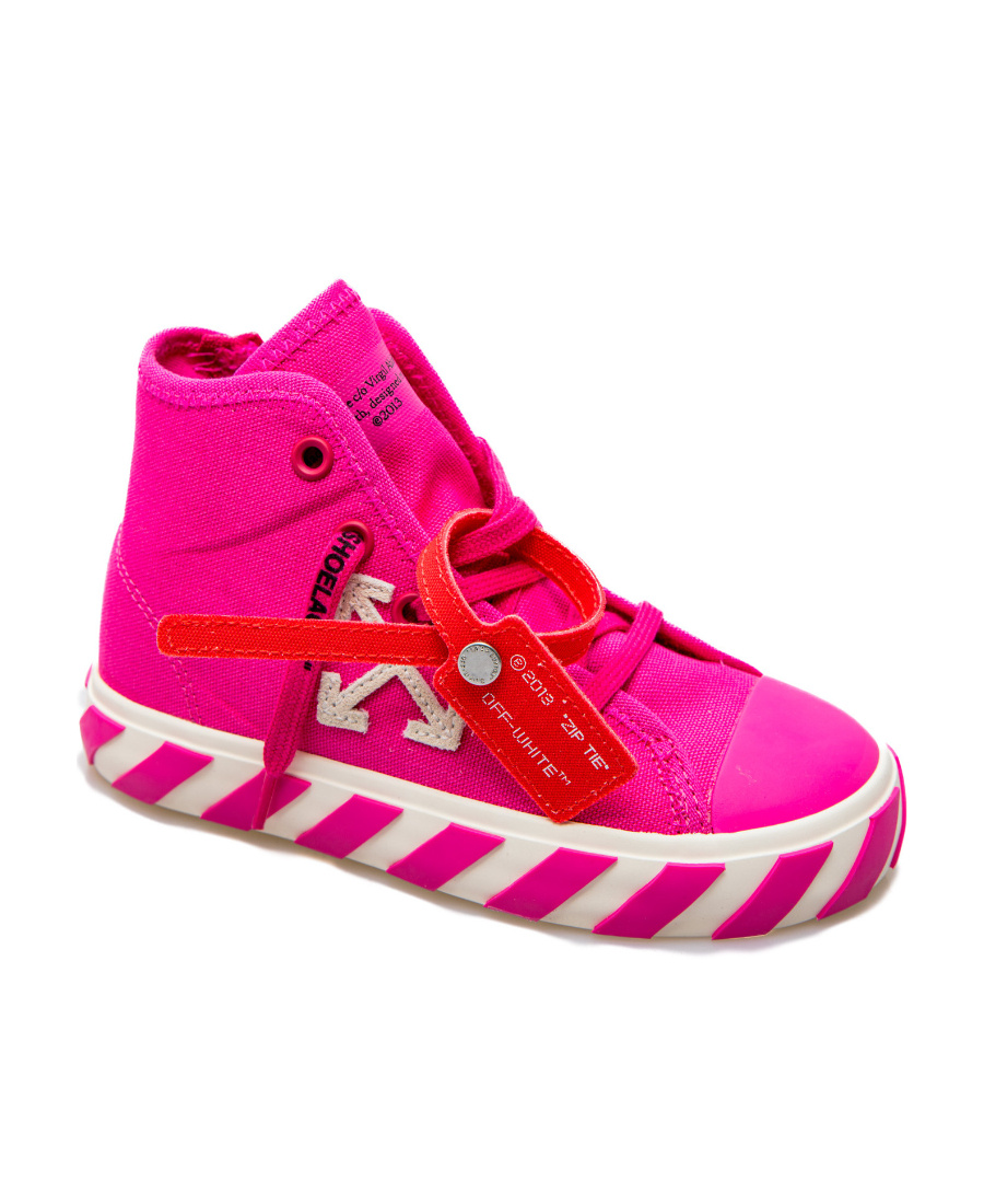 Off-white Vulcanized High-top Sneakers