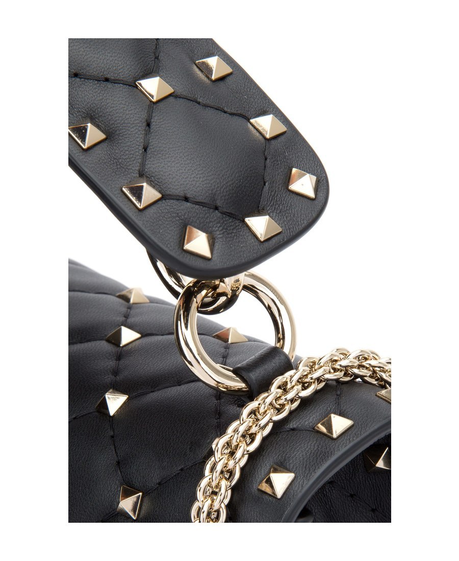 Valentino Vltn Rockstud Spike.it Bag In Black