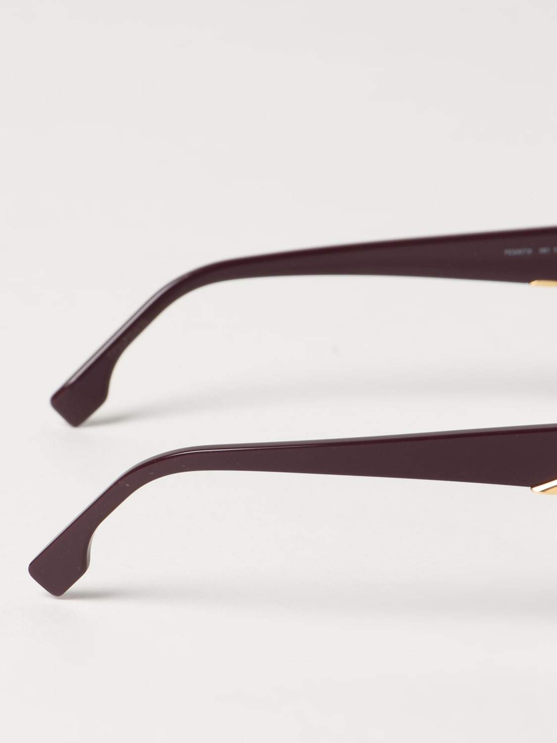 Fendi Ff-plaque Square-frame Glasses In White