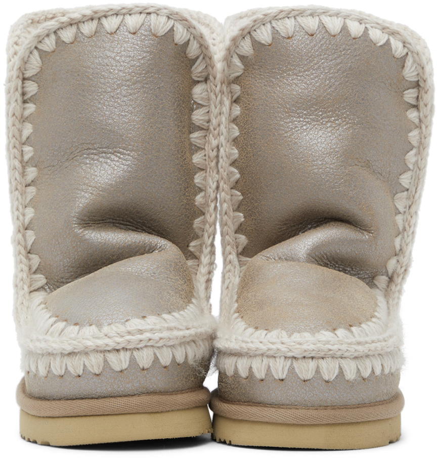 Mou Eskimo 24 Shearling-lined Boots In Multicolor