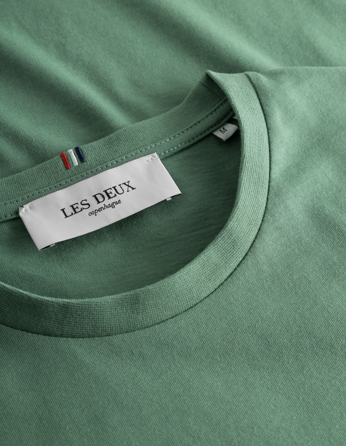 Les Deux T-shirt With Round Neck And Short Sleeves In Green