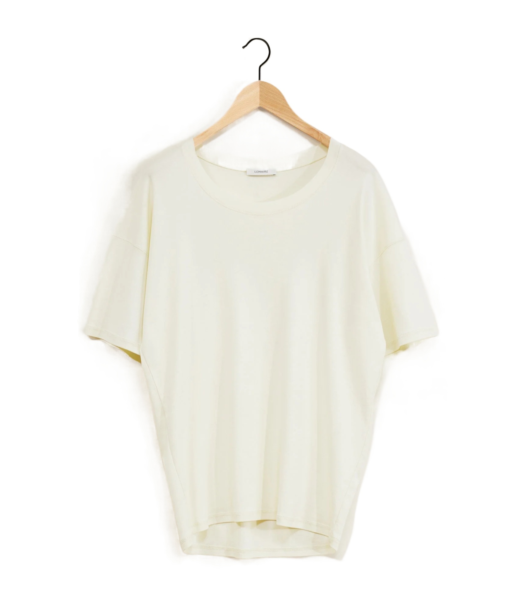 Lemaire Short-sleeved Scoop-neck T-shirt In White
