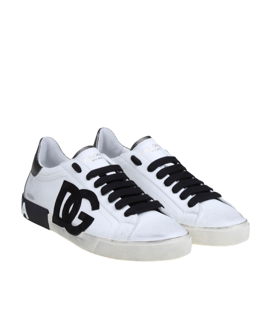 DOLCE & GABBANA DOLCE  GABBANA PORTOFINO LACE-UP SNEAKERS