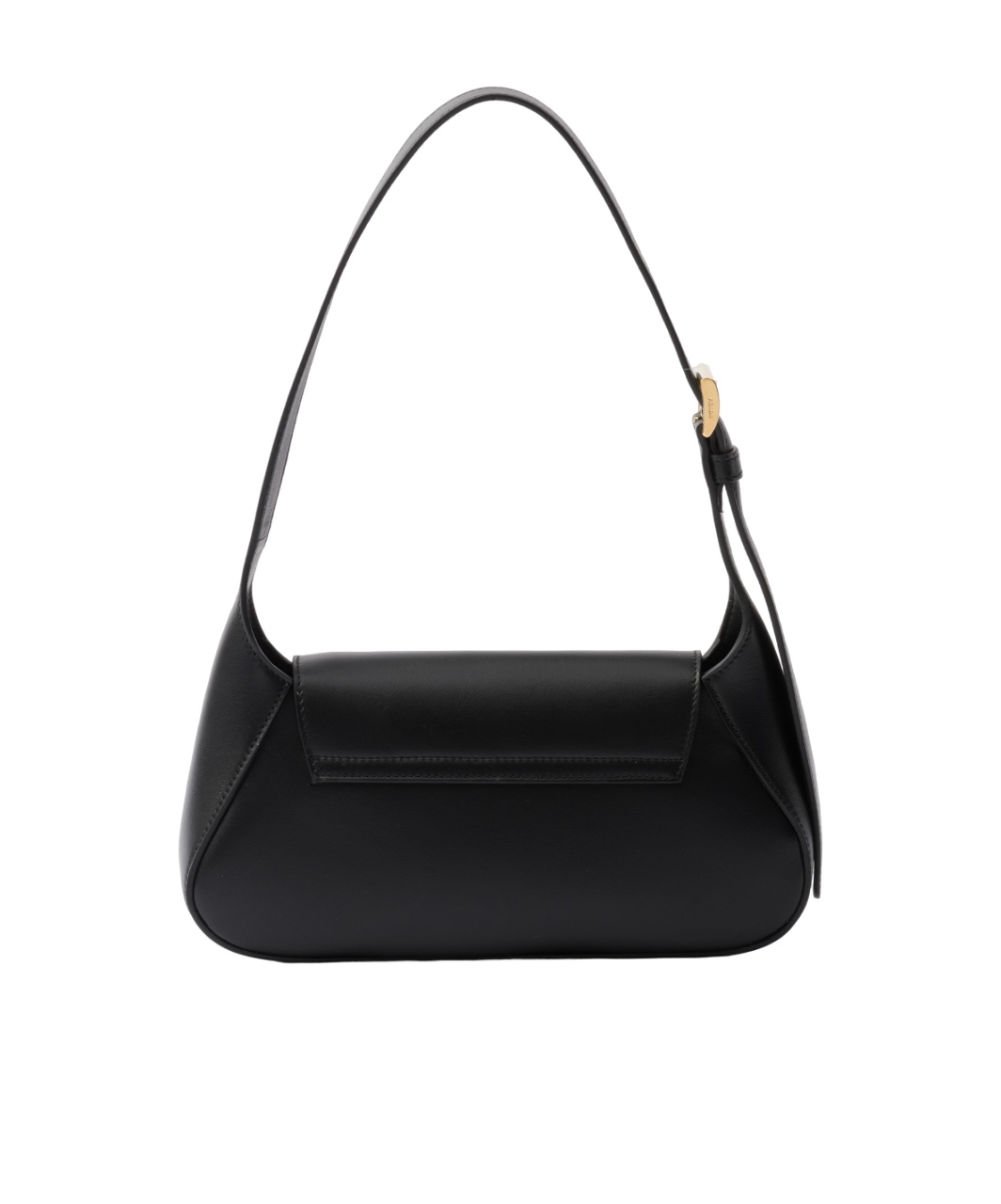 Prada Small Leather Shoulder Bag In Black