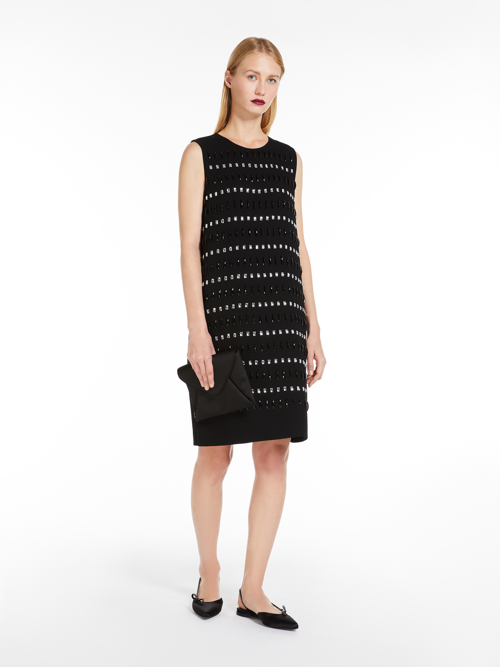 Max Mara Women's Piave Cady Dress In Black