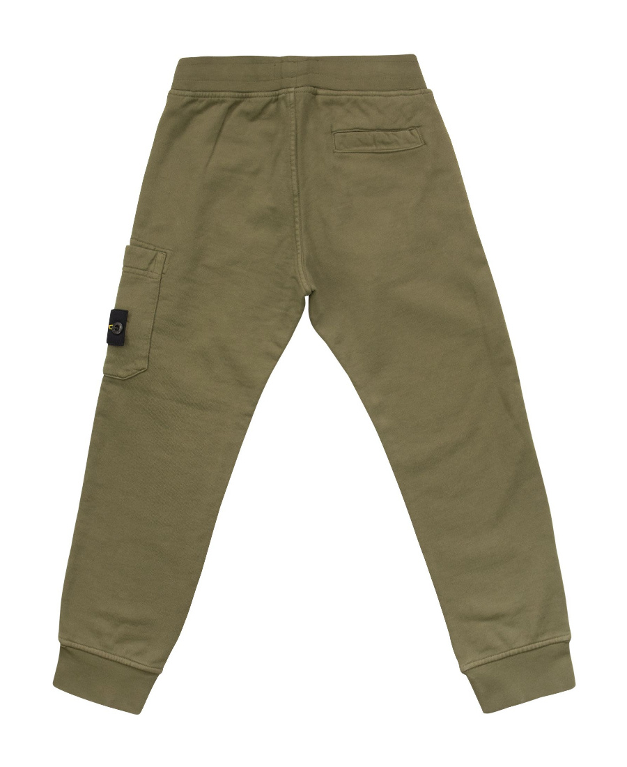 STONE ISLAND TEEN LOGO TRACKSUIT BOTTOMS