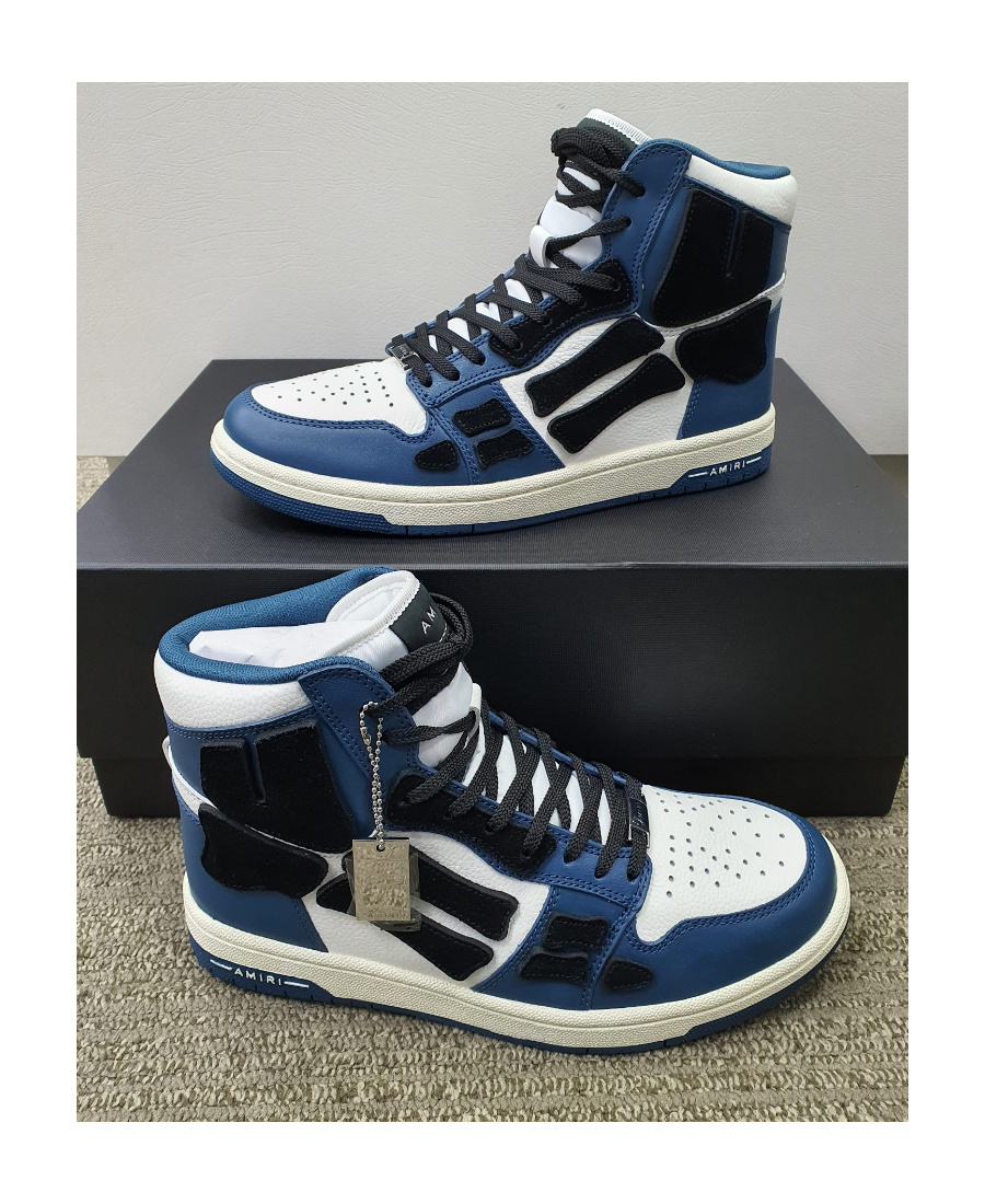 Amiri Logo High-top Leisure Sports Shoes In Multicolor