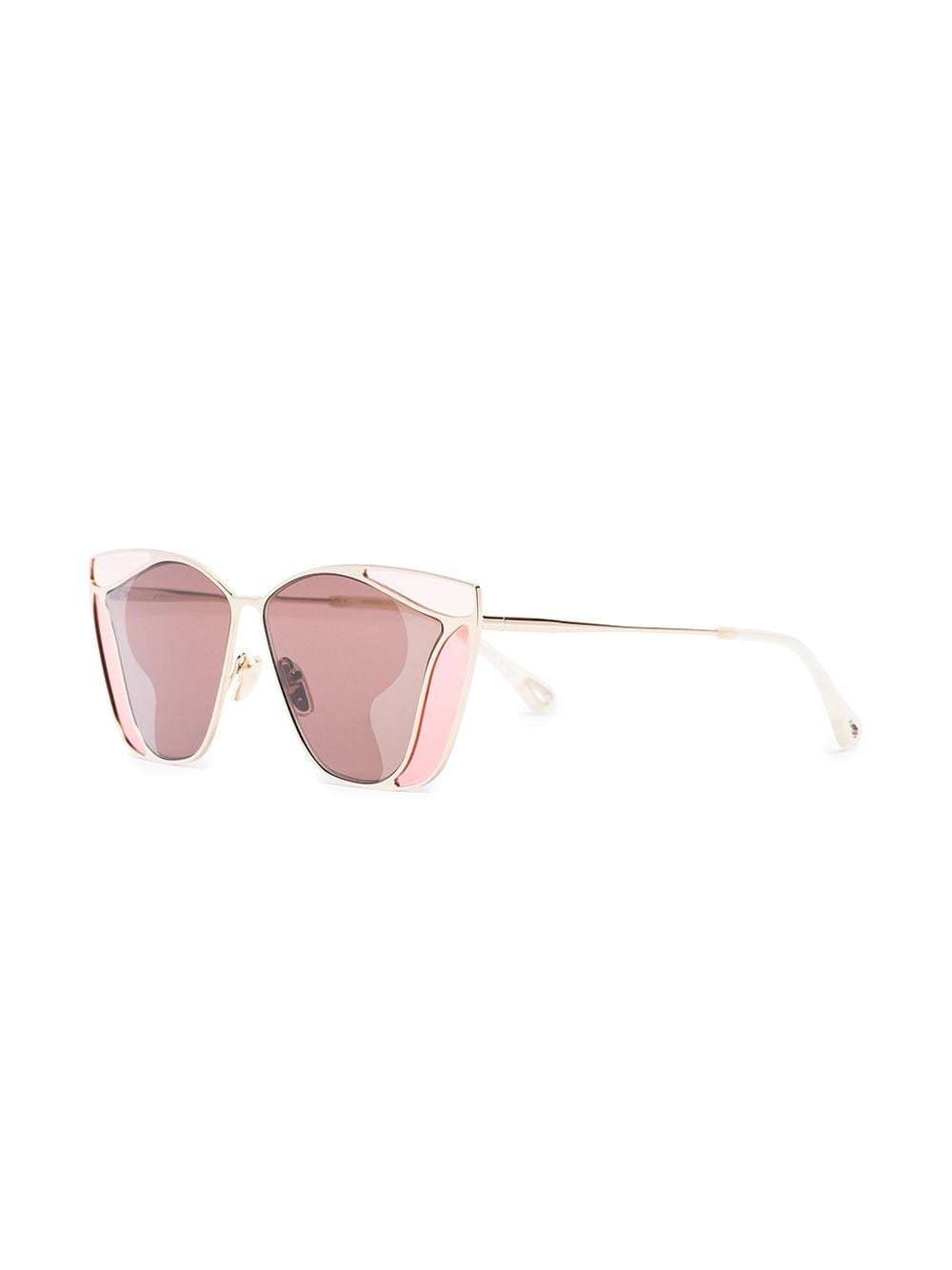 Chloé Oversize-frame Sunglasses In Pink