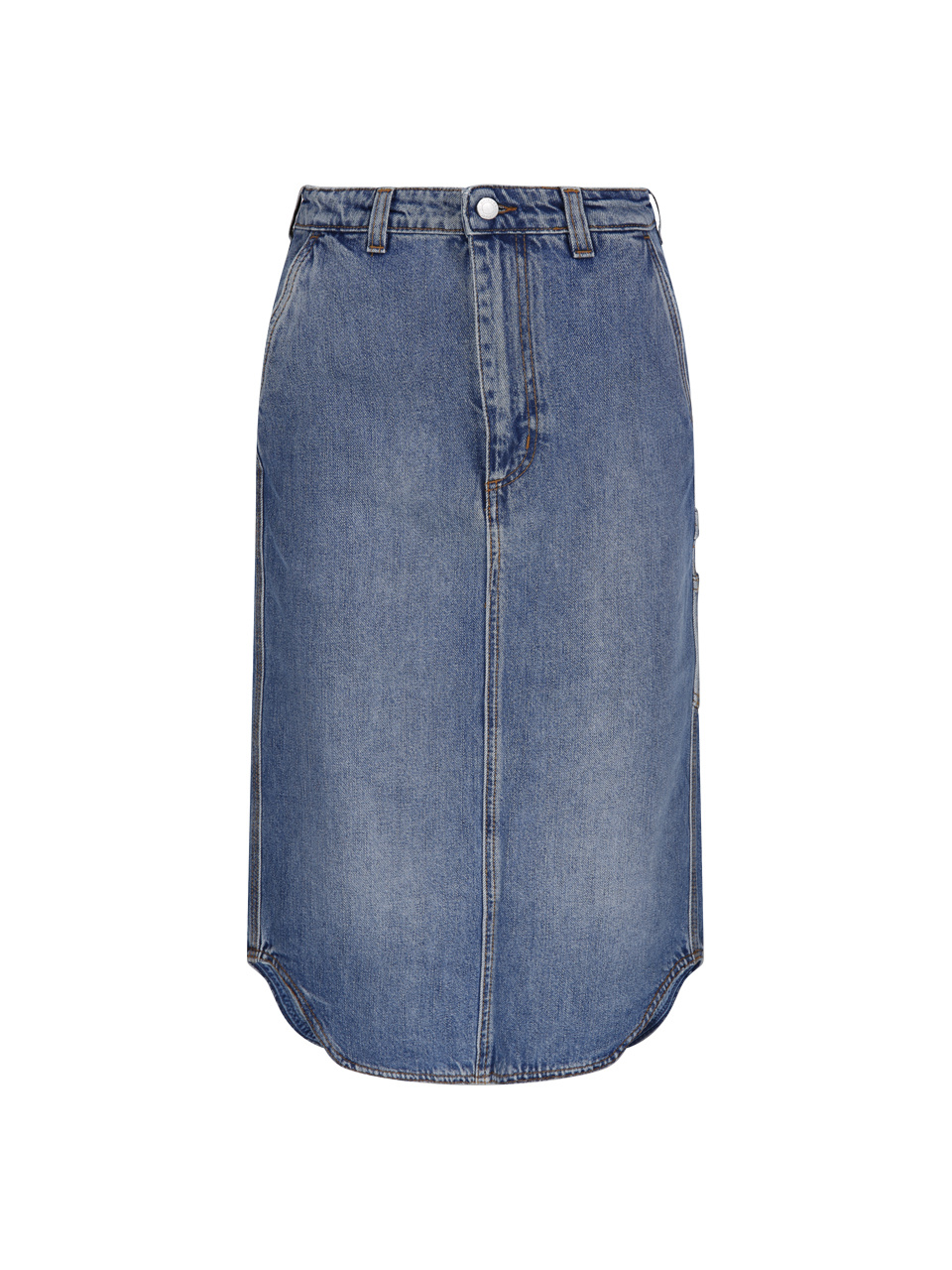 Haikure Denim Piper Midi Skirt
