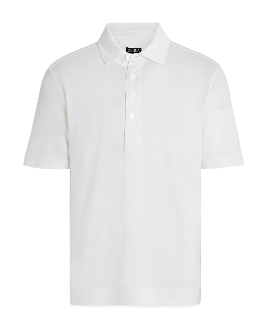 Shop Zegna Short-sleeves Polo Shirt