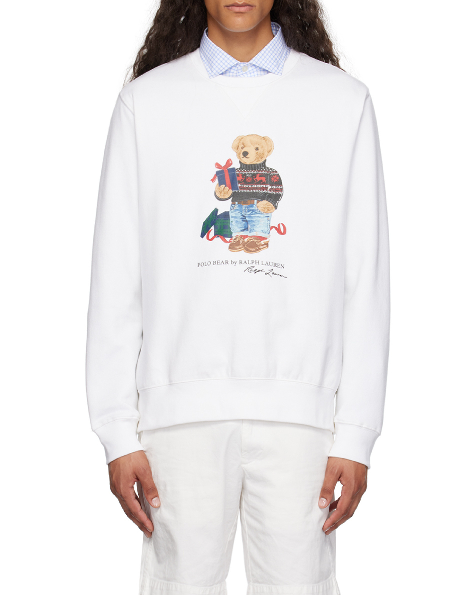 Polo Ralph Lauren Teddy-bear Print Jersey Sweatshirt