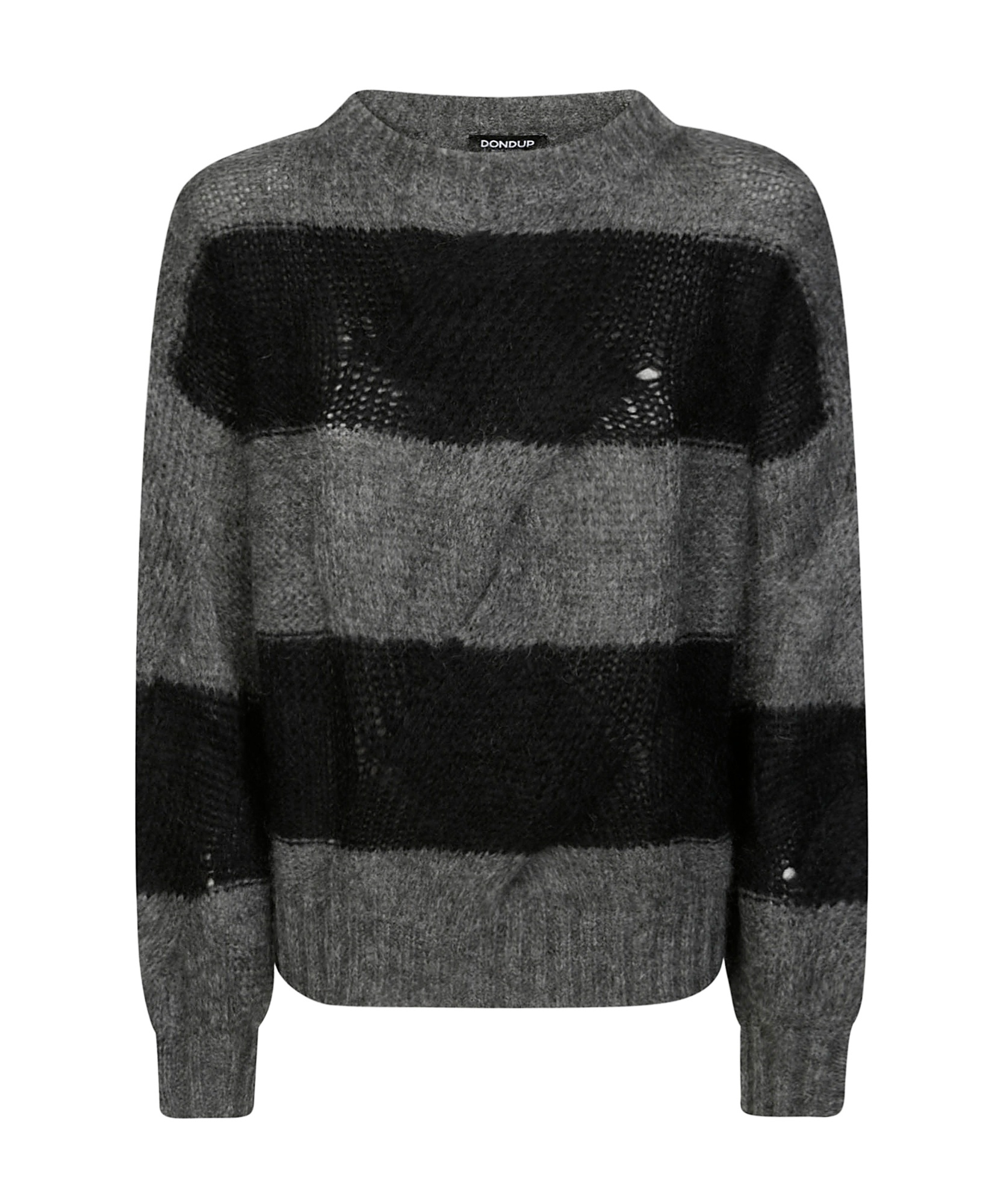Dondup Horizontal Jersey In Black
