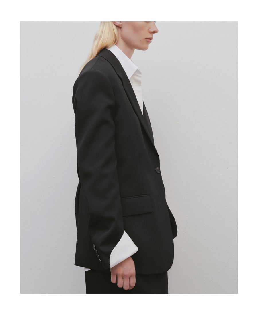 The Row Viper Single-breasted Blazer In Black