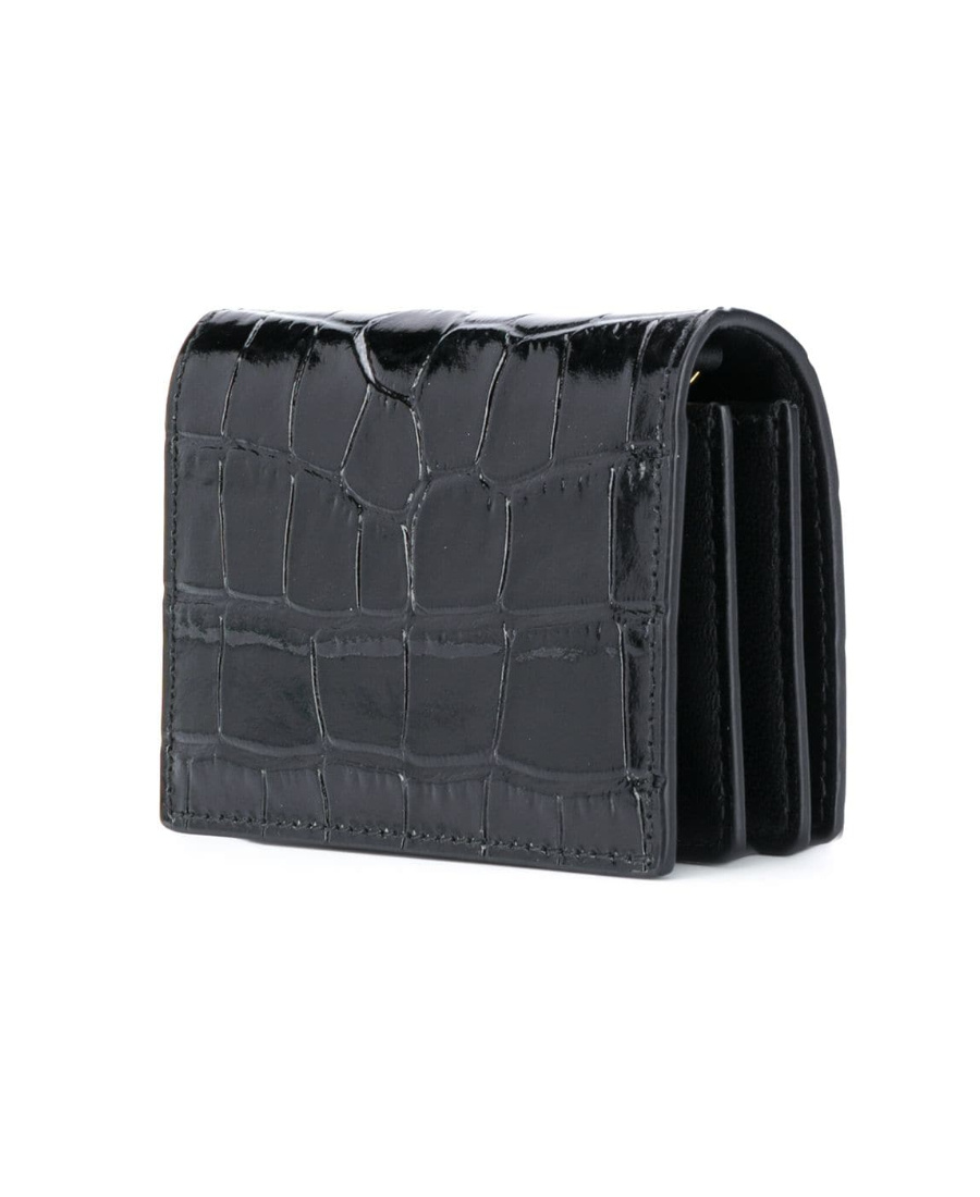 ALEXANDER MCQUEEN SKULL-STUD CHAIN WALLET