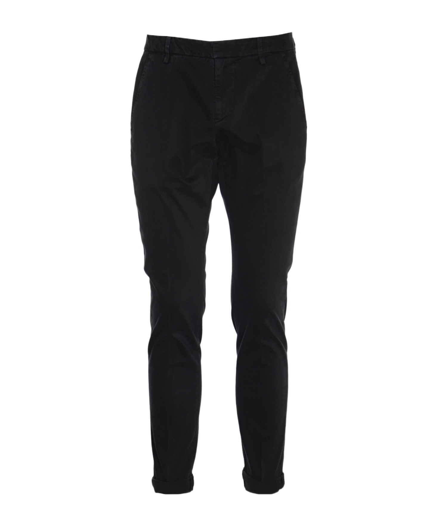 Dondup Slim-fit Chino Trousers In Black