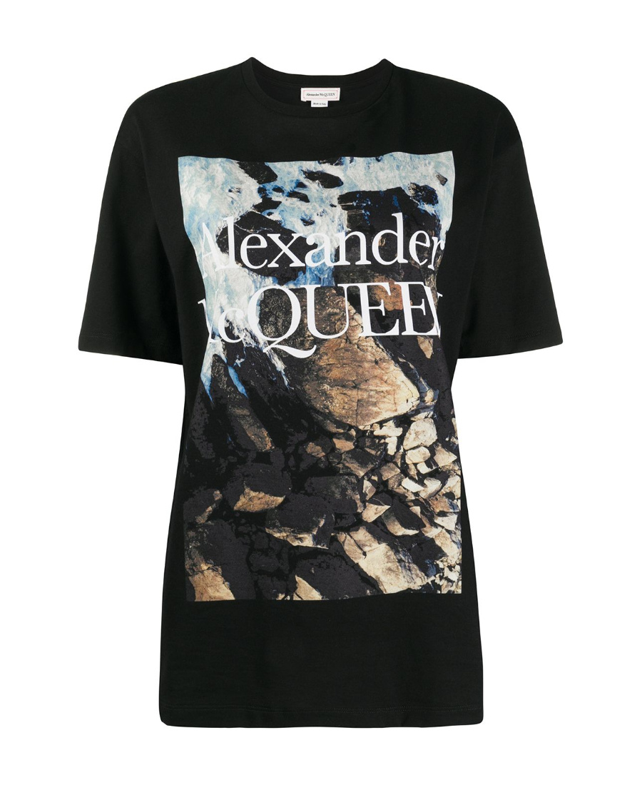 Alexander Mcqueen T-shirts In Black