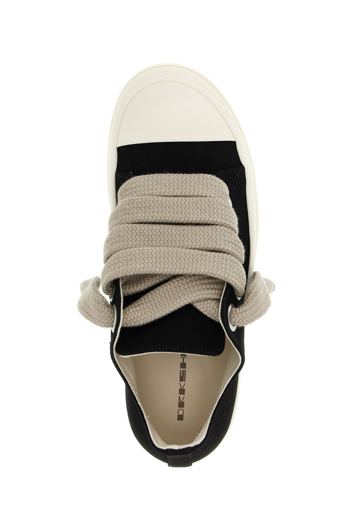 Rick Owens Drkshdw Concordians Jumbolace Low Sneaks In Black